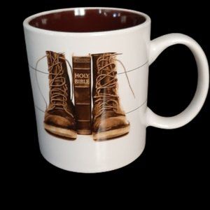 Coffee mug Man of God Walking by Faith brand new in box ceramic